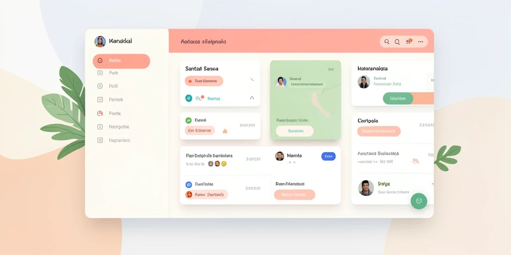 Tampilan antarmuka aplikasi yang user-friendly.
