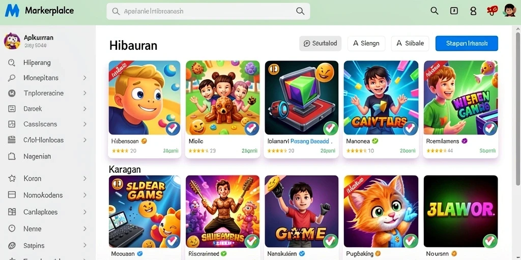 Tampilan antarmuka yang user-friendly dan intuitif.