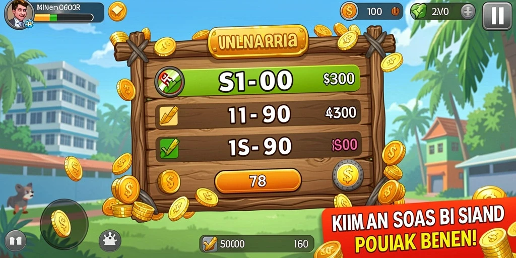 Tampilan utama game yang menarik dan interaktif.