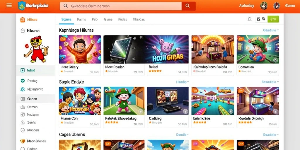 Tampilan antarmuka yang menarik dan user-friendly.