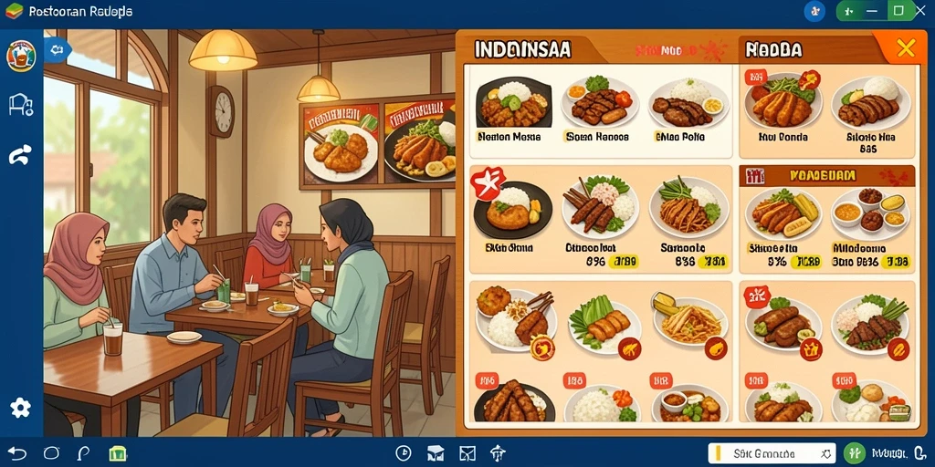 Tampilan awal yang menarik dan intuitif.