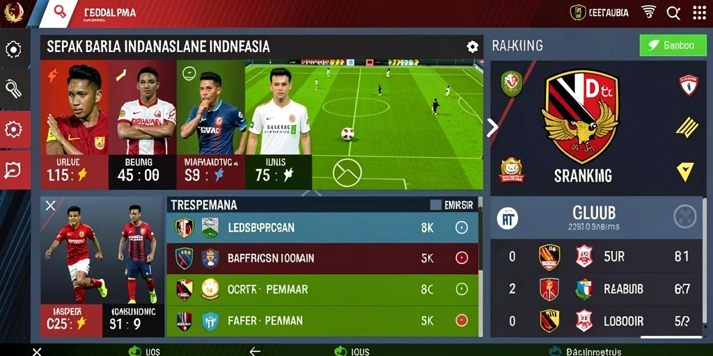 Tampilan antarmuka yang user-friendly.