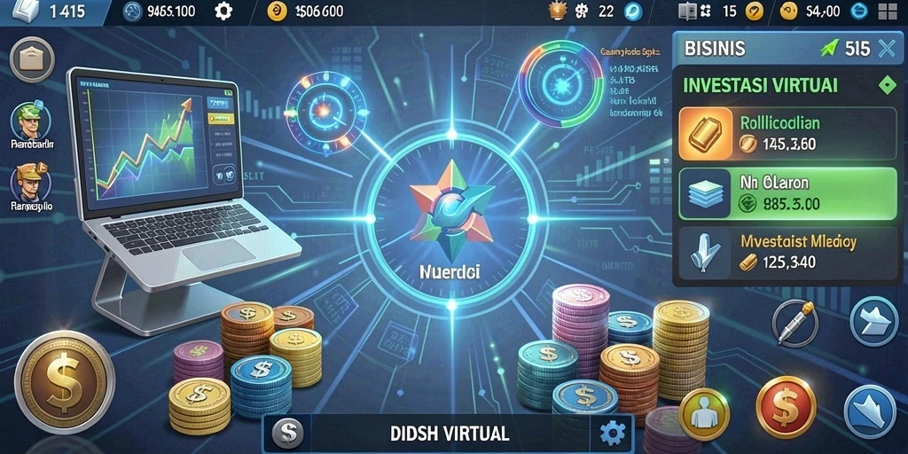 Tampilan awal game dengan karakter menarik.