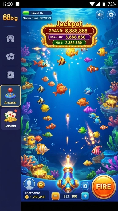 Galeri pratinjau visual 88big build APK resmi terbaru